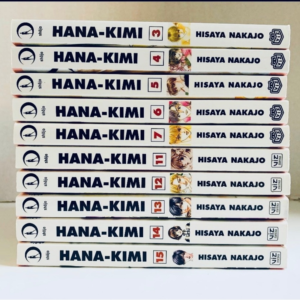 Hana-Kimi Manga Books Lot Bundle